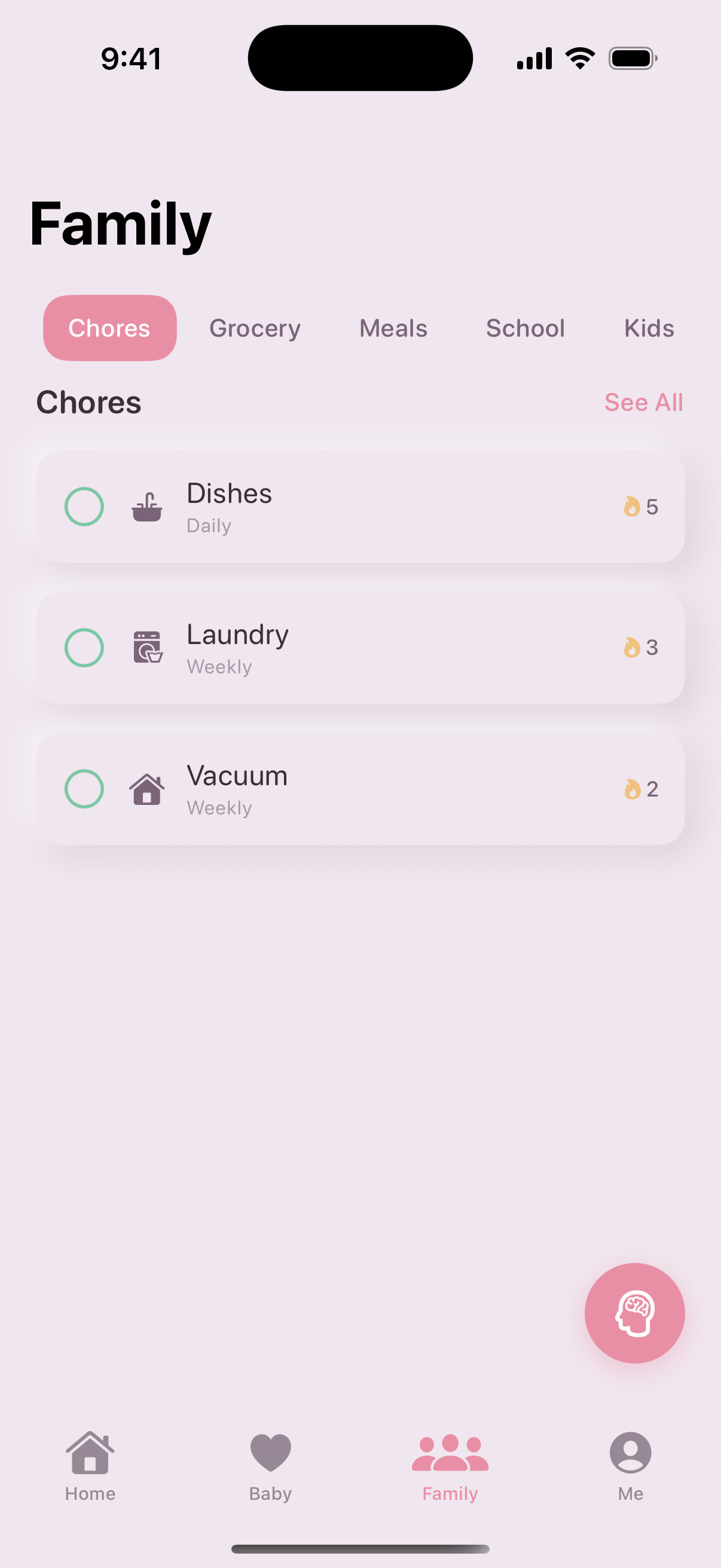 MamaBear Family Chores